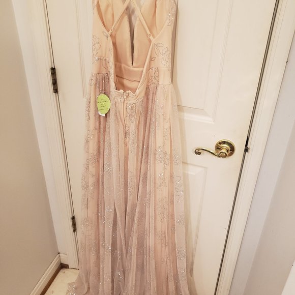 Blush-Colored Gown - Picture 5 of 8